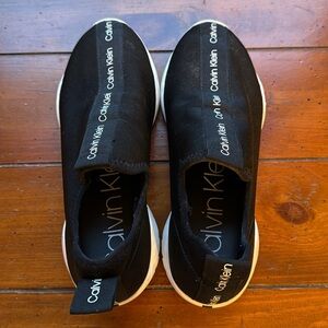 Calvin Klein Black Slip-On Sneakers
